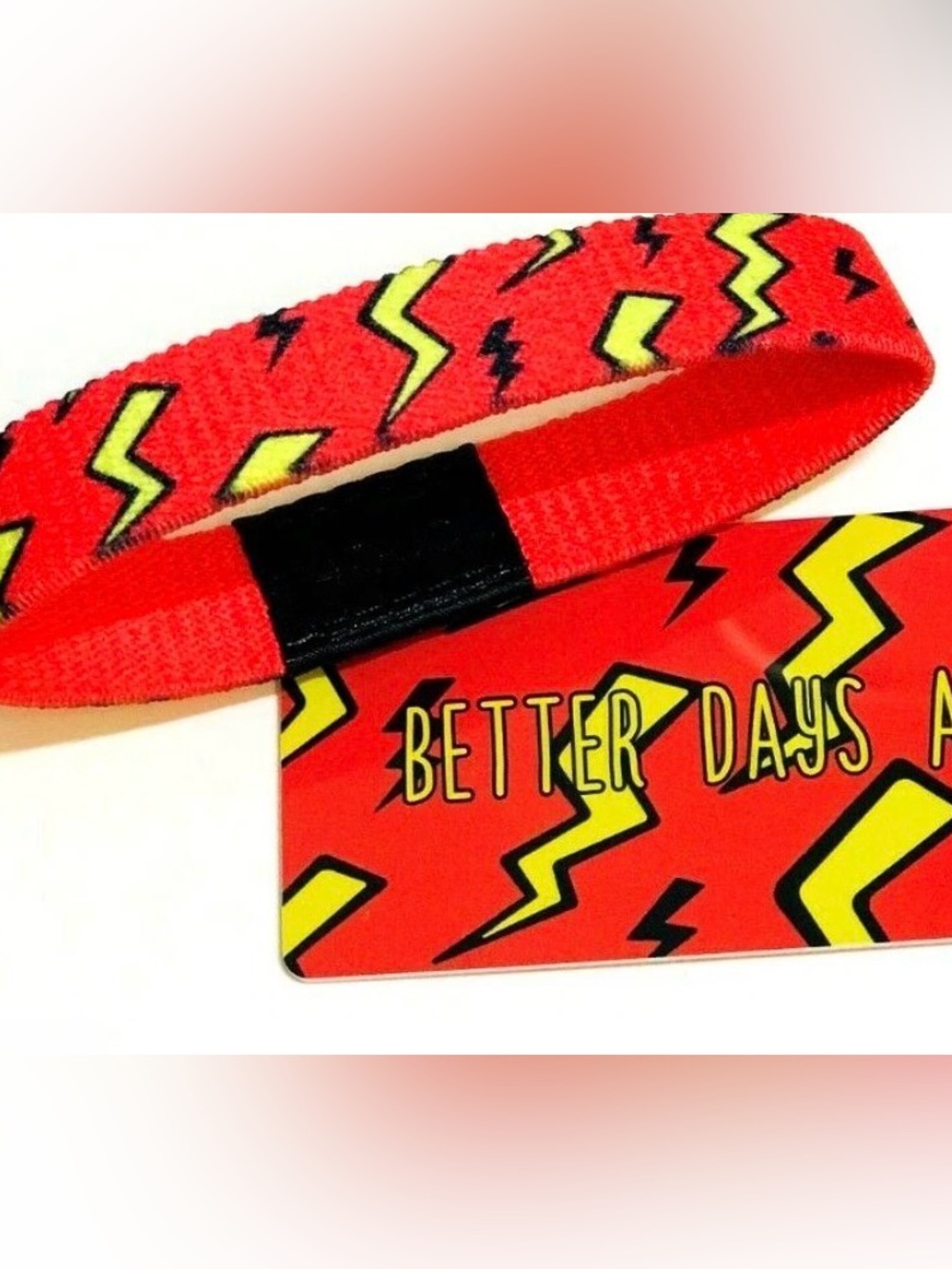 ZOX **BETTER DAYS AHEAD** Single med Wristband w/Card
